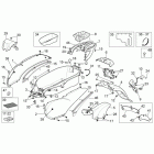 Scarabeo 250 Light E3 Задняя часть кузова