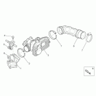 Scarabeo 250 Light E3 КОРПУС ДРОССЕЛЬНОЙ ЗАСЛОНКИ