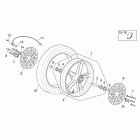 Scarabeo 400-492-500 Light Переднее колесо