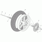 Sport City 125-200-250 E3 Переднее колесо