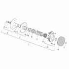 SR 50 H2O NEW (IE+Carb.) Сцепление