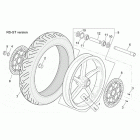 RSV 1000 Tuono St-rs version front wheel