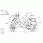 SR 50 H2O NEW (IE+Carb.) Наклейки