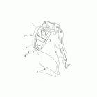 Scarabeo 50 2T (Minarelli Engine) Front body iv - front fairing