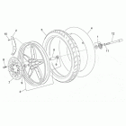 Scarabeo 50 2T (Minarelli Engine) Переднее колесо