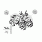 Quasar 125-180 Decal set-use+maintenance book