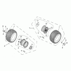 Quasar 125-180 Заднее колесо