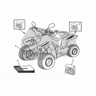 Quasar 50-100 Decal set-use+maintenance book