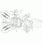 Scarabeo 125-200 E2 (Piaggio Engine) ГОЛОВКА ЦИЛИНДРА