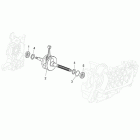 Scarabeo 125-200 E2 (Piaggio Engine) Ведущий вал