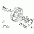 F650GS(K72) 09+ (K72) Диск колеса задний