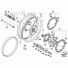 F800GS (K72) Заднее колесо