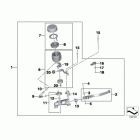 F800R (K73) Handbremsarmatur lenkerklemmung m5