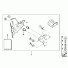 F800R (K73) Grill trim, aluminum