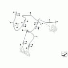 F800ST (K71) Тормозные трубки передние (ABS)
