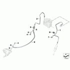 F800ST (K71) Тормозные трубки задние (ABS)