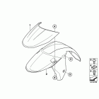 K1300GT (K44) Крыло переднее