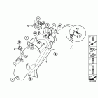 K1300GT (K44) Wheel cover, rear, mounting parts