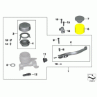 K1300R (K43) Handbremsarmatur lenkerklemmung m5