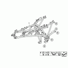 R1200GS 08-09 (K25) Рама задняя часть