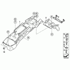 R1200GS 08-09 (K25) Крыло заднее