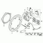 R1200GS 10+ (K25) Front brake rivet package