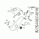 R1200GS ADV 10+ (K255) Trim panel parts - mounting parts
