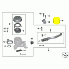 R1200GS ADV 10+ (K255) Handbremsarmatur lenkerklemmung m5