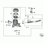 R1200GS ADV 10+ (K255) Handbremsarmatur lenkerklemmung m6