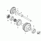 S1000RR 10-11 (K46) Обгонная муфта стартера