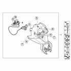 R1200R 10+ (K27) License plate bracket  /  saddle lock