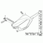 R1200RT 05-09 (K26) Спойлер двигателя