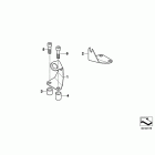 R900RT 05-09 (K26) Bracket for control panel  /  microphone