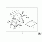 R900RT 05-09 (K26) Mounting parts, bmw navigator & zumo