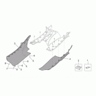 Leonardo 125-150 Central body - side fairings