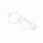 Leonardo 125-150 Front body - front fairing 1