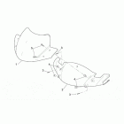 Leonardo 250 (Yamaha Engine) Front body - front fairing 1