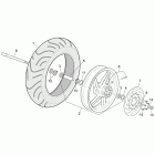 Leonardo 250 (Yamaha Engine) Переднее колесо