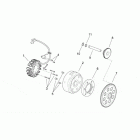 Leonardo 250 (Yamaha Engine) Magneto - starting gear