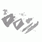 RST 1000 Futura Central body - lower fairings