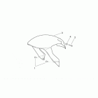 SR 125-150 Front body - mudguard