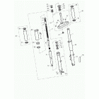 America Front forks & lower yoke