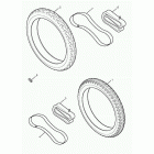 Bonneville T100 Tyres, valves & balance weights