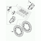 Speed Triple Front brake caliper & discs - 333179 >