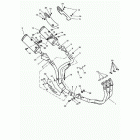 Speed Triple Exhaust system 281466>333178 all mkts expt au, nz & za