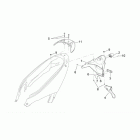 Leonardo 125-150 Rear body  - plate holder