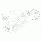 Mojito Retro 50 2T (Aprilia Engine) Saddle - handle