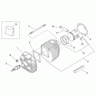 Scarabeo 1 (Minarelli Engine) ГОЛОВКА ЦИЛИНДРА