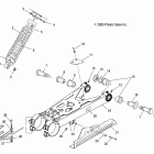 TRAIL BOSS 330 - A08CA32AA Suspension, swing arm and rear shock