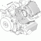 SPORTSMAN 300 4X4 - A08LH27AX/AZ Двигатель
